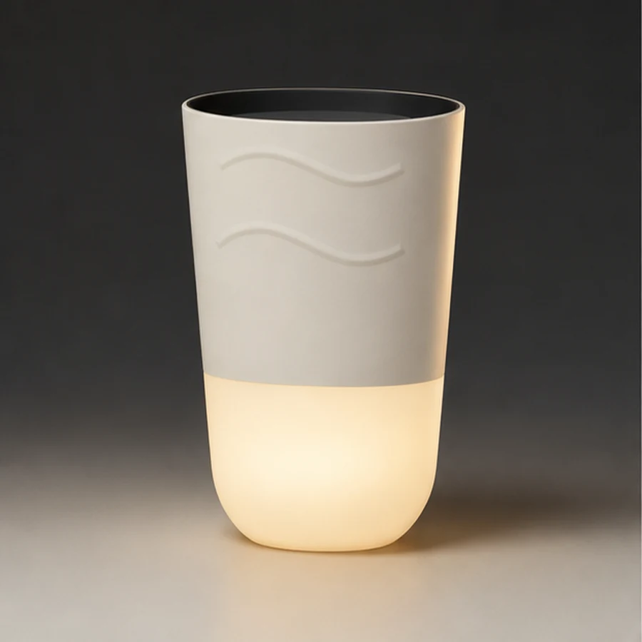 GlowPot — Branco quente